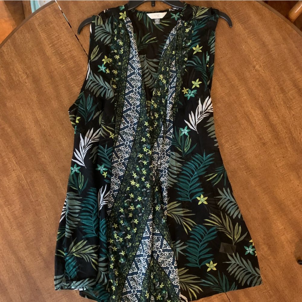 Terra & Sky Floral Print Kimono